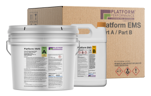 Platform EMS advanced epoxy resin moisture mitigation system for concrete floors