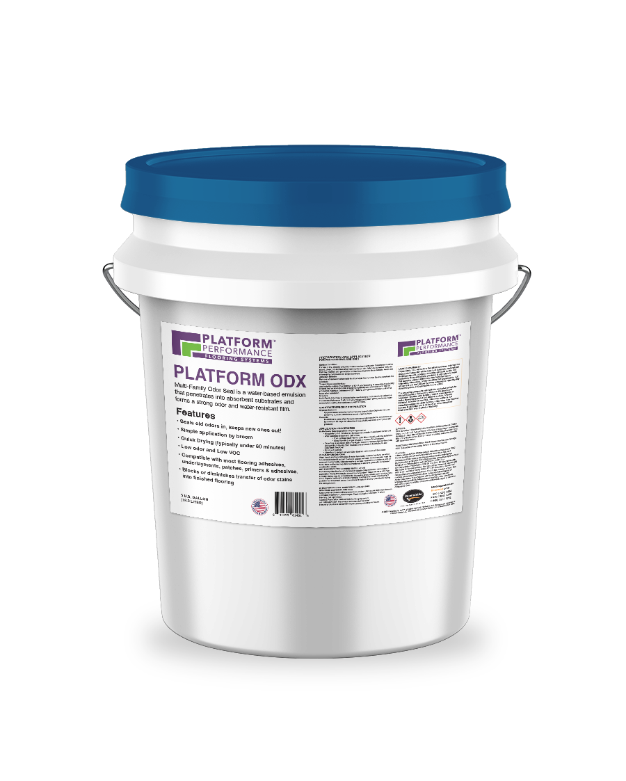 Platform ODX Multifamily Odor Seal water-based emulsion for sealing substrate odors and moisture